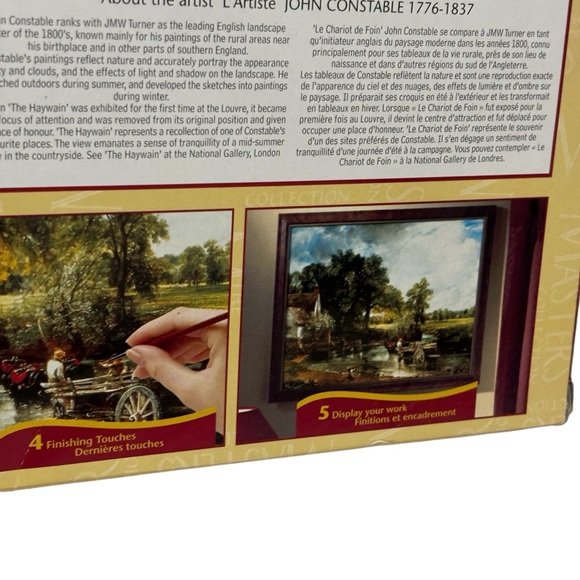 Reeves Oil Painting By Numbers- The Masters Collection- 1 Numbered Drawing - Picture 7 of 10